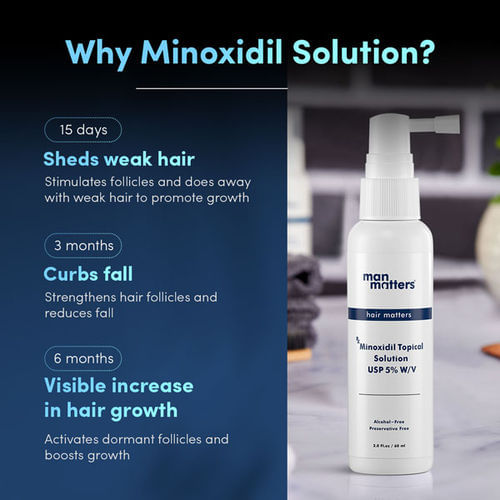 Buy Minoxidil 5 Solution For Hair Regrowth Manmatters